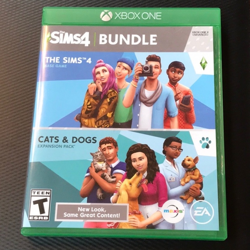 The Sims 4 and Cats & Dogs Expansion Bundle for Xbox One